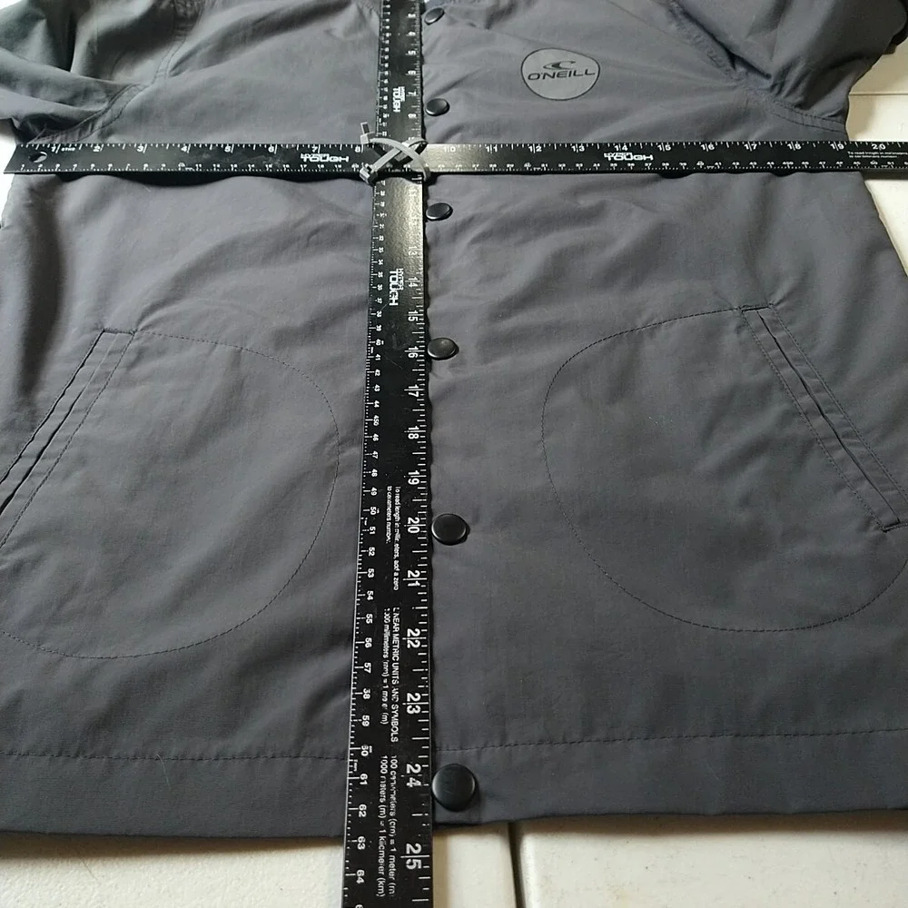 O'Neill Jacket Boys L Black Snap Baseball Sports Outdoors Activity Long Sleeve‎
